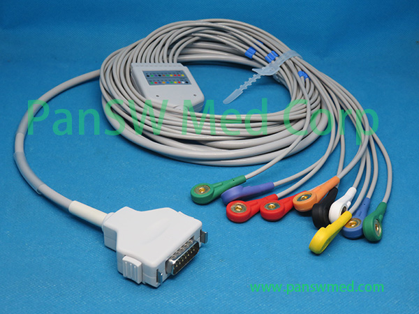 Compatible Fukuda FX 2155 FX 3010 ECG Machine Patient Cable Snap – PanswMed